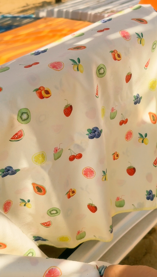 Fruity Magnetic Beach Towel